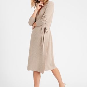 Banana Republic sweater wrap dress